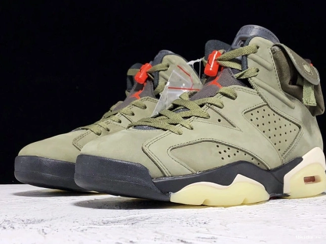 Reps TB Medium CN1084-200 Scott 6 Travis Air Jordan Olive x 0810
